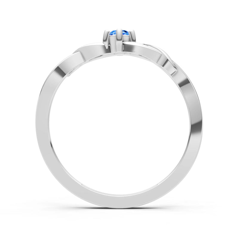 Dainty Celtic-Inspired Interwoven Ring