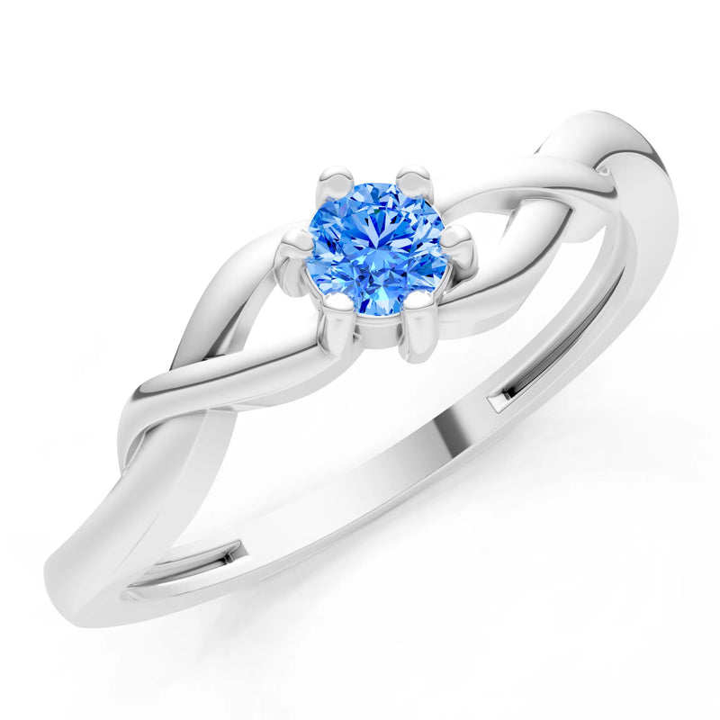 Dainty Celtic-Inspired Interwoven Ring