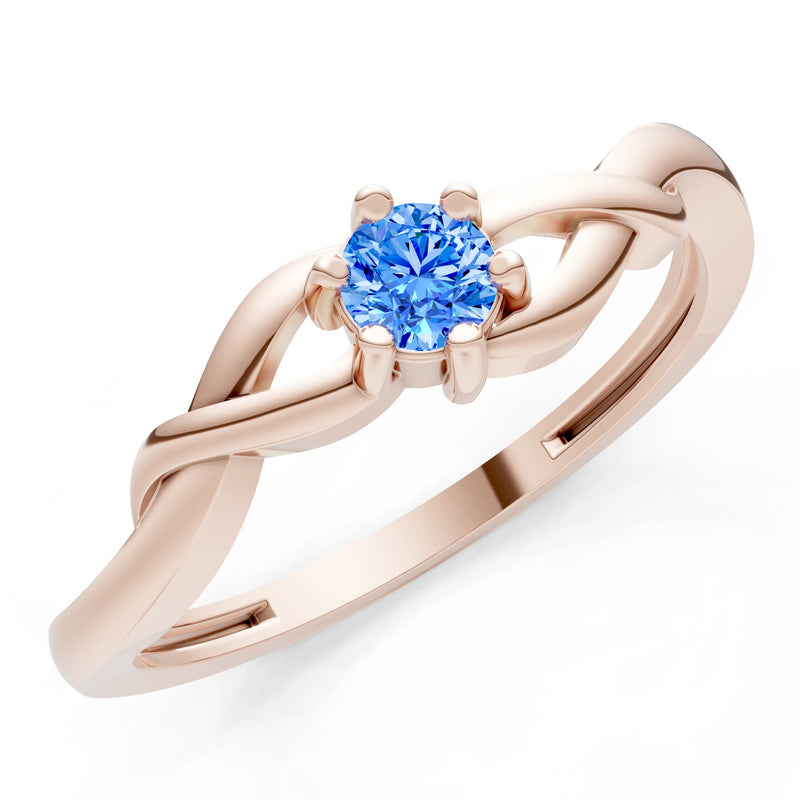 Dainty Celtic-Inspired Interwoven Ring