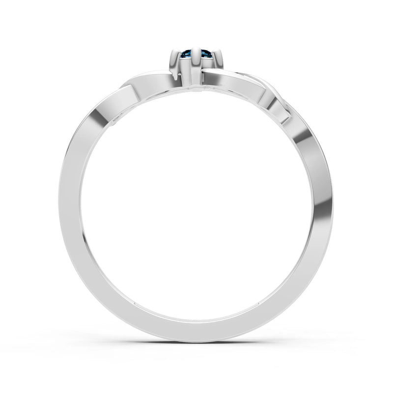 Dainty Celtic-Inspired Interwoven Ring