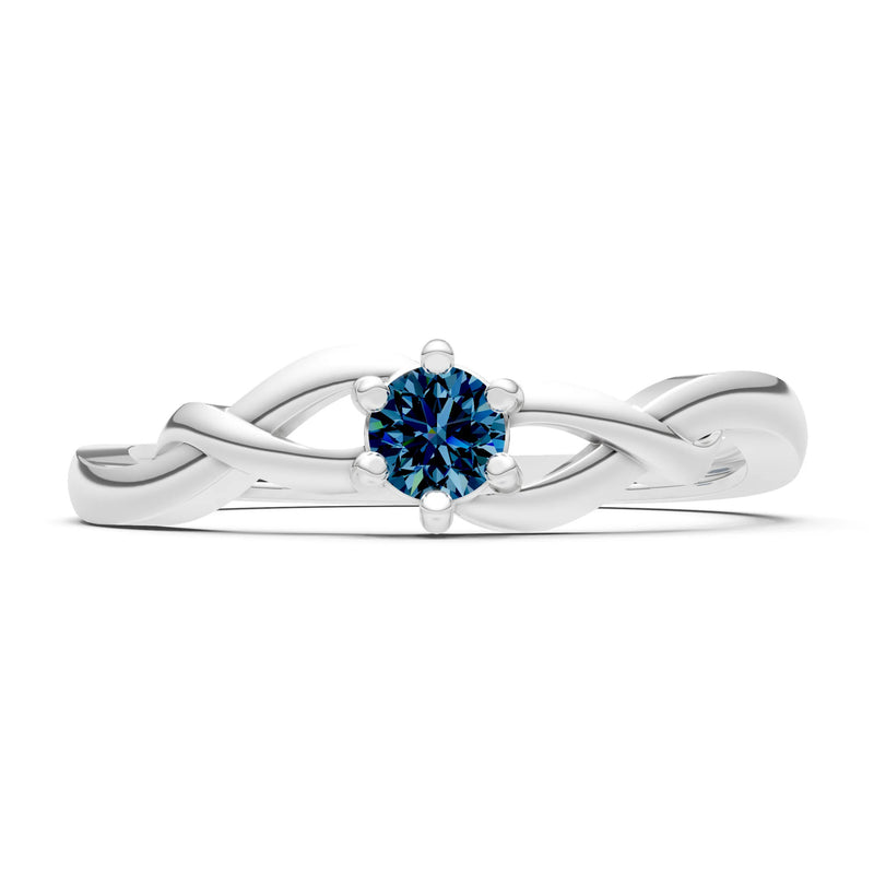 Dainty Celtic-Inspired Interwoven Ring
