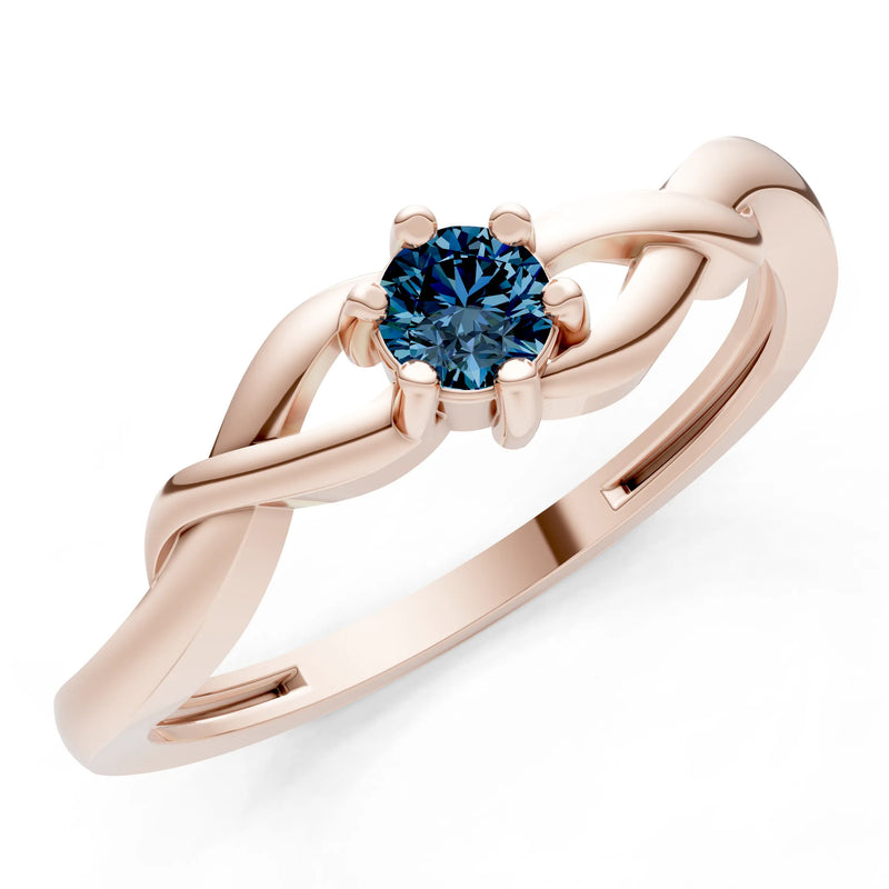 Dainty Celtic-Inspired Interwoven Ring