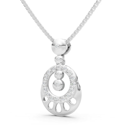 Celestial Halo Gemstone Pendant