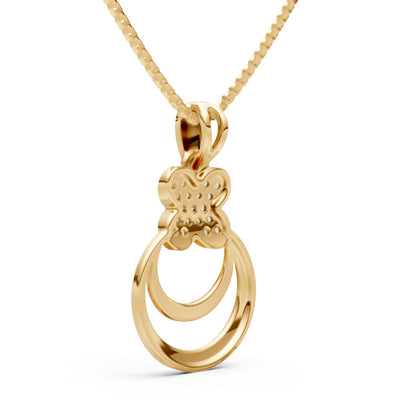 Four-Leaf Clover Bloom Pendant