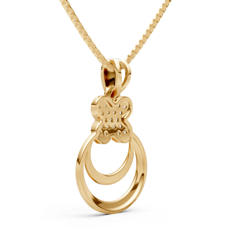 Four-Leaf Clover Bloom Pendant