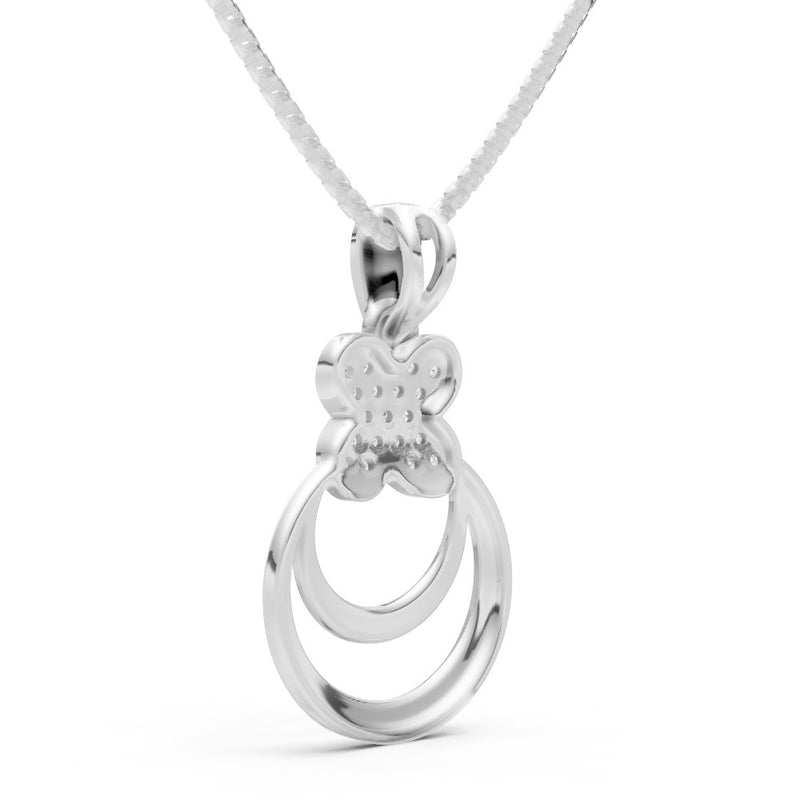 Four-Leaf Clover Bloom Pendant