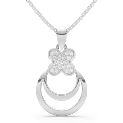 Four-Leaf Clover Bloom Pendant