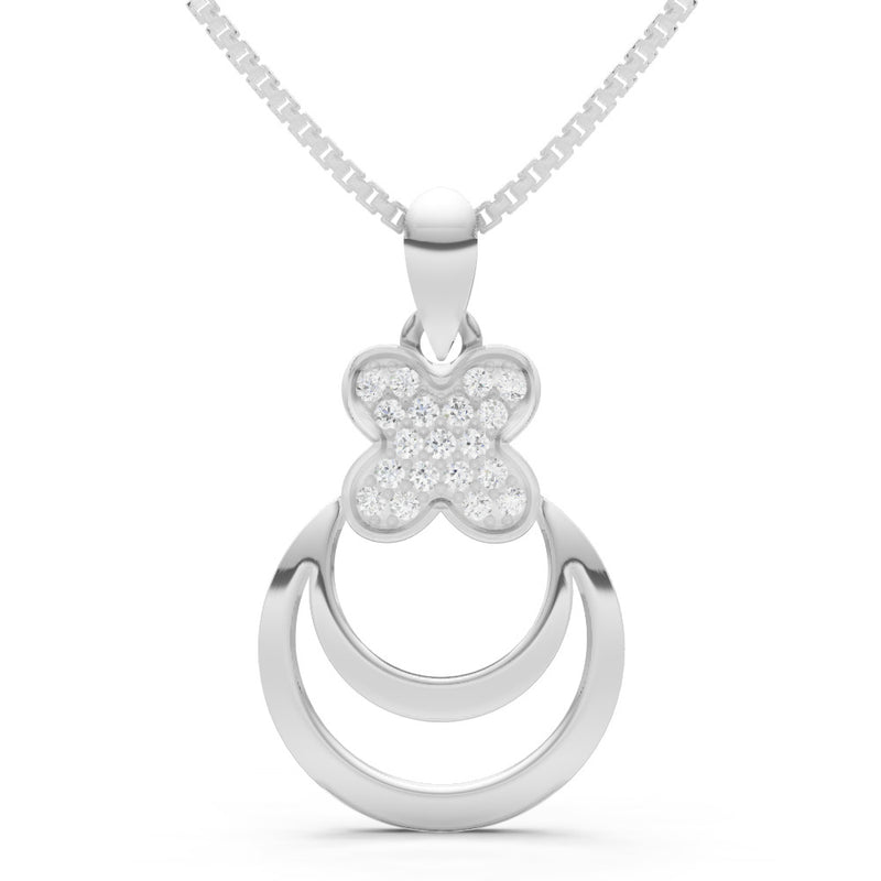 Four-Leaf Clover Bloom Pendant