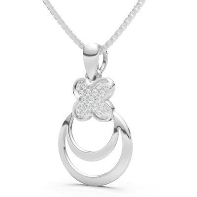 Four-Leaf Clover Bloom Pendant