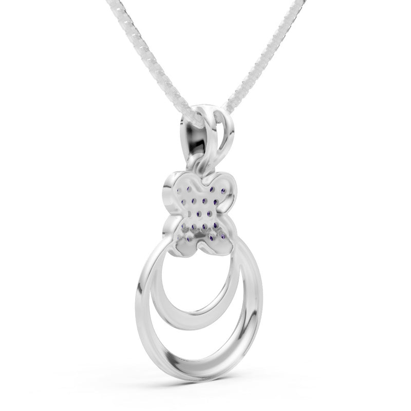 Four-Leaf Clover Bloom Pendant