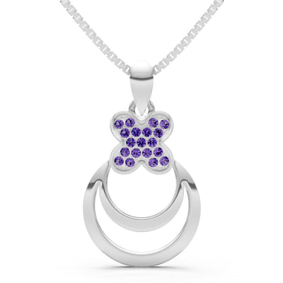 Four-Leaf Clover Bloom Pendant