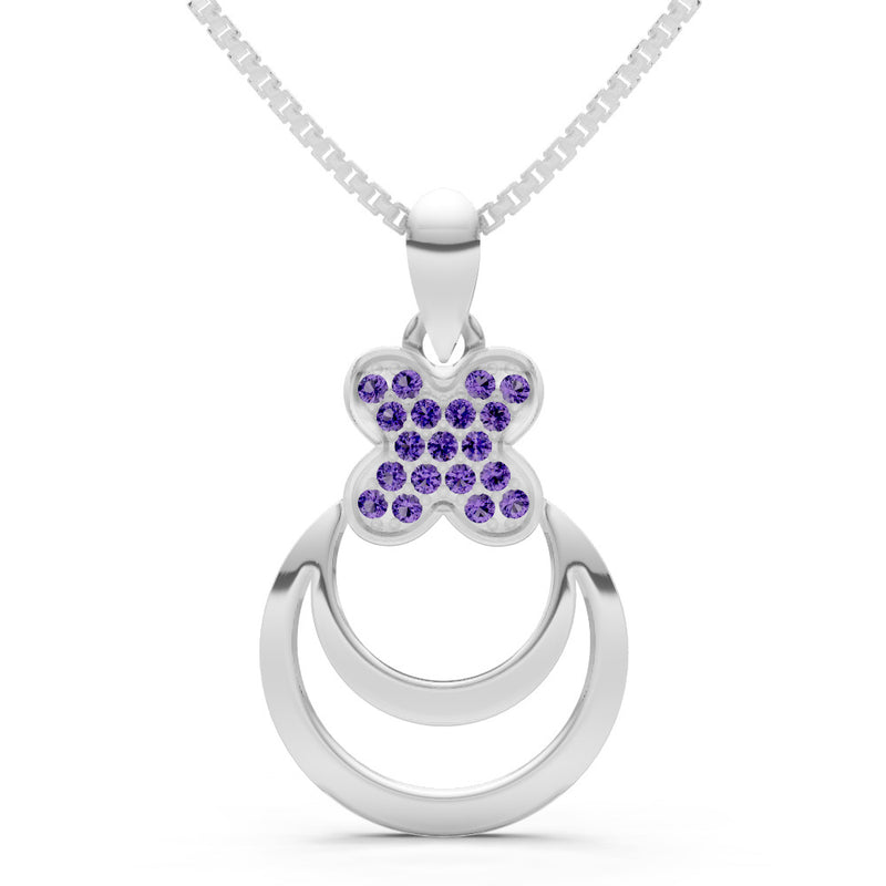 Four-Leaf Clover Bloom Pendant