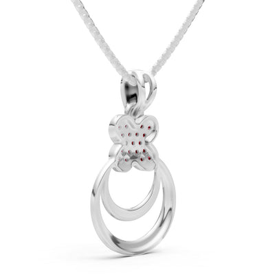 Four-Leaf Clover Bloom Pendant