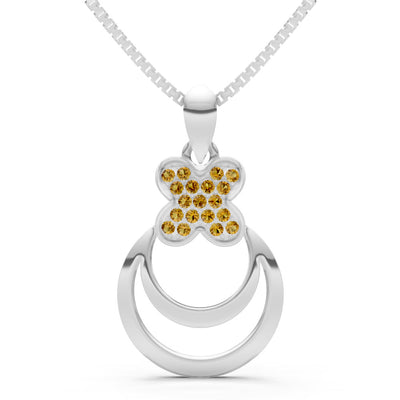 Four-Leaf Clover Bloom Pendant