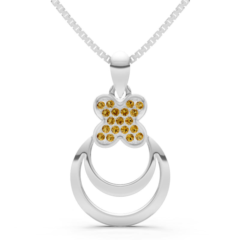 Four-Leaf Clover Bloom Pendant