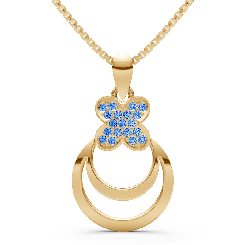 Four-Leaf Clover Bloom Pendant