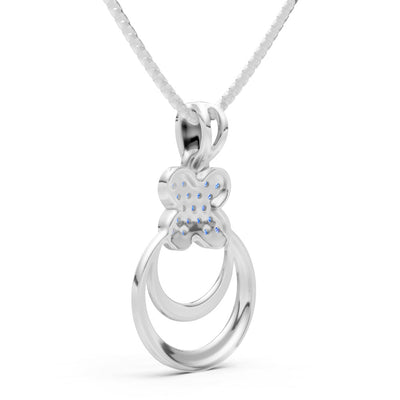 Four-Leaf Clover Bloom Pendant