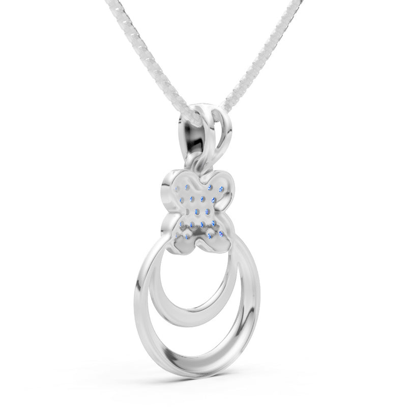 Four-Leaf Clover Bloom Pendant