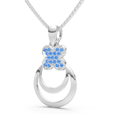 Four-Leaf Clover Bloom Pendant