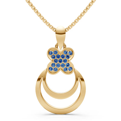 Four-Leaf Clover Bloom Pendant