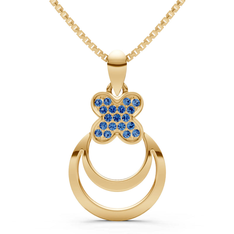 Four-Leaf Clover Bloom Pendant