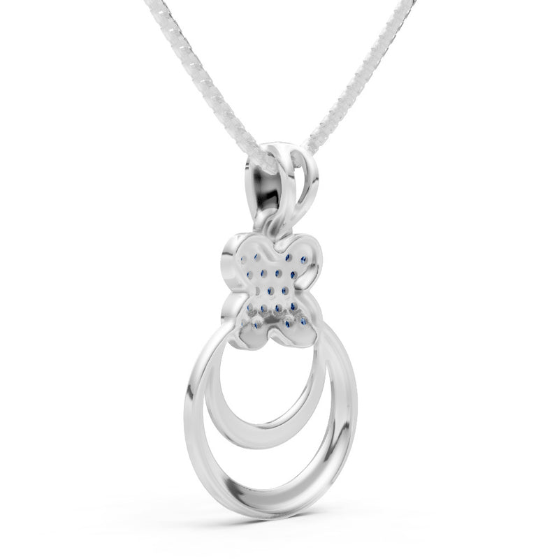 Four-Leaf Clover Bloom Pendant