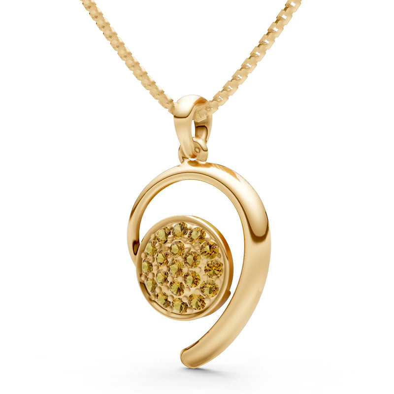 Citrine Aria Gemstone Pendant