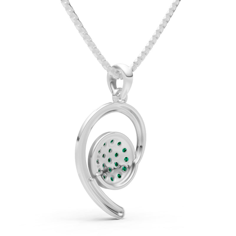Emerald Aria Gemstone Pendant