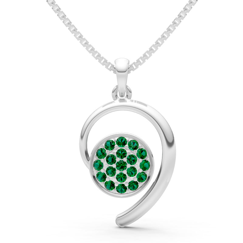 Emerald Aria Gemstone Pendant