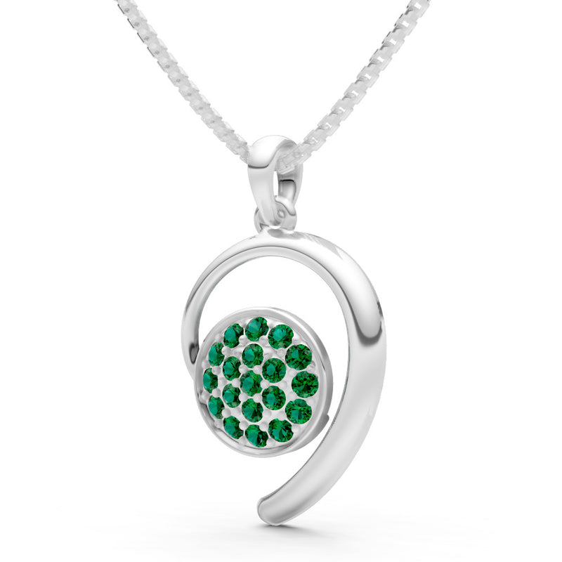 Emerald Aria Gemstone Pendant