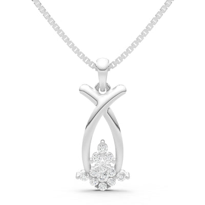 Abstract Wishbone Accent Pendant