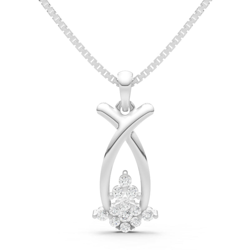 Abstract Wishbone Accent Pendant