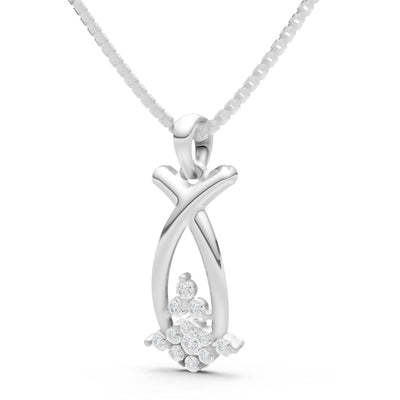 Abstract Wishbone Accent Pendant