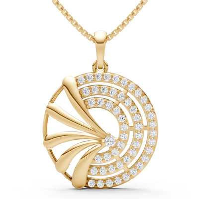 Gemstone Medallion Pendant