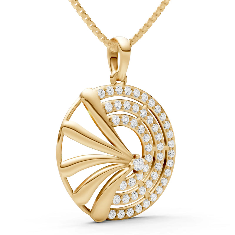 Gemstone Medallion Pendant