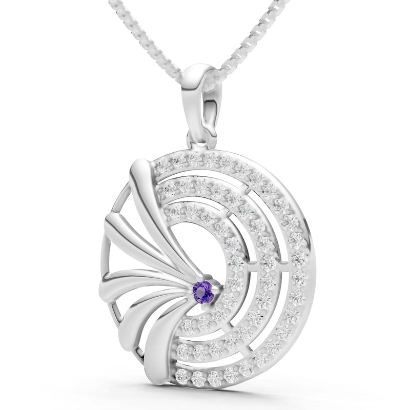 Gemstone Medallion Pendant