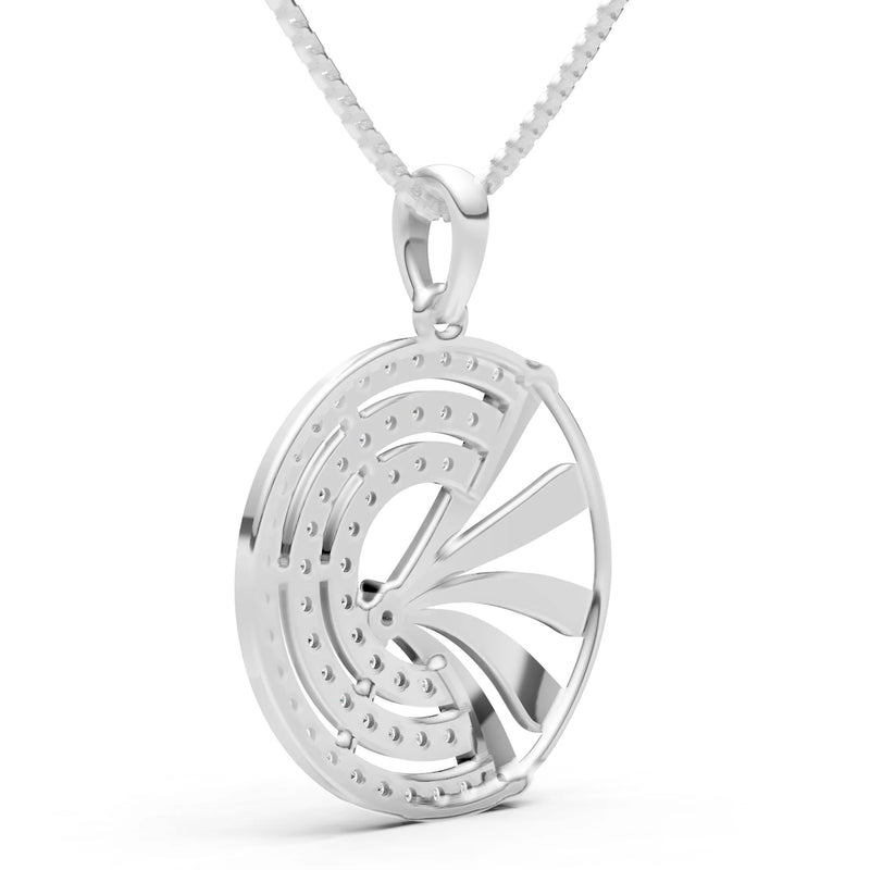 Emerald Gemstone Medallion Pendant