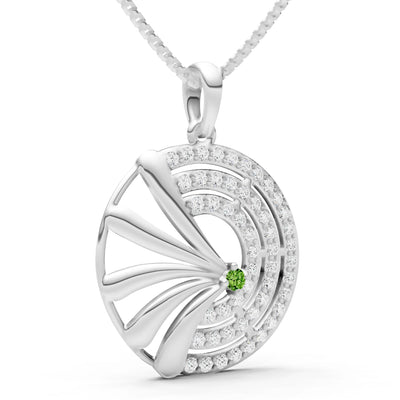 Gemstone Medallion Pendant