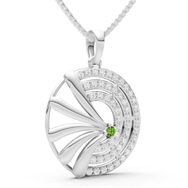 Gemstone Medallion Pendant