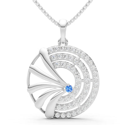 Gemstone Medallion Pendant