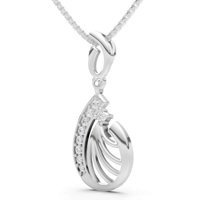 Pear Wave Pendant