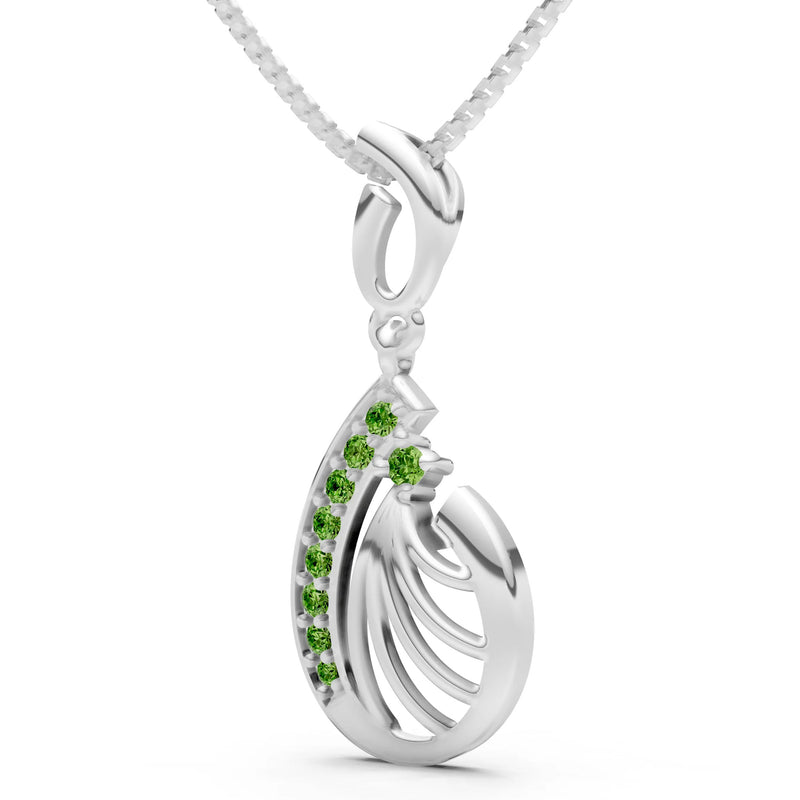 Pear Wave Pendant