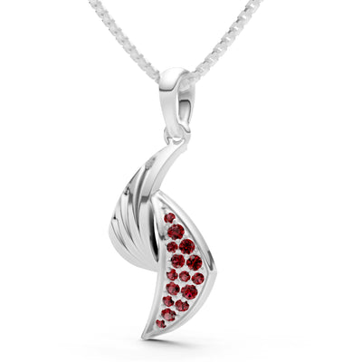 Curve Gemstone Pendant