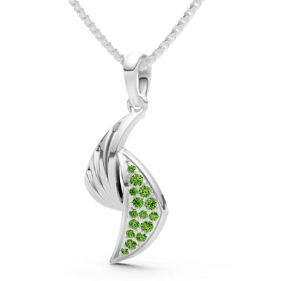 Curve Gemstone Pendant