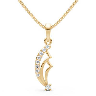 Cluster Gemstone Pendant