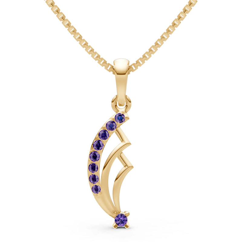 Cluster Gemstone Pendant