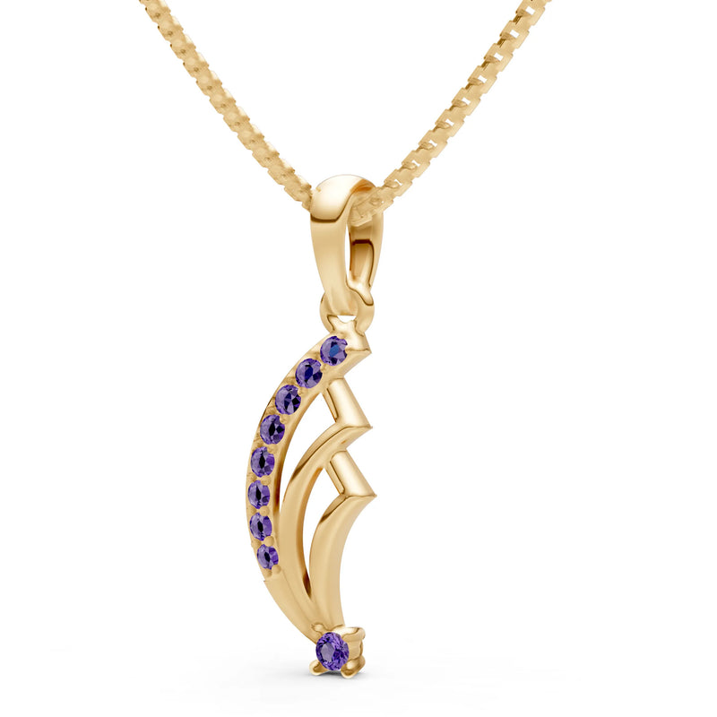 Cluster Gemstone Pendant