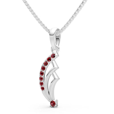 Cluster Gemstone Pendant