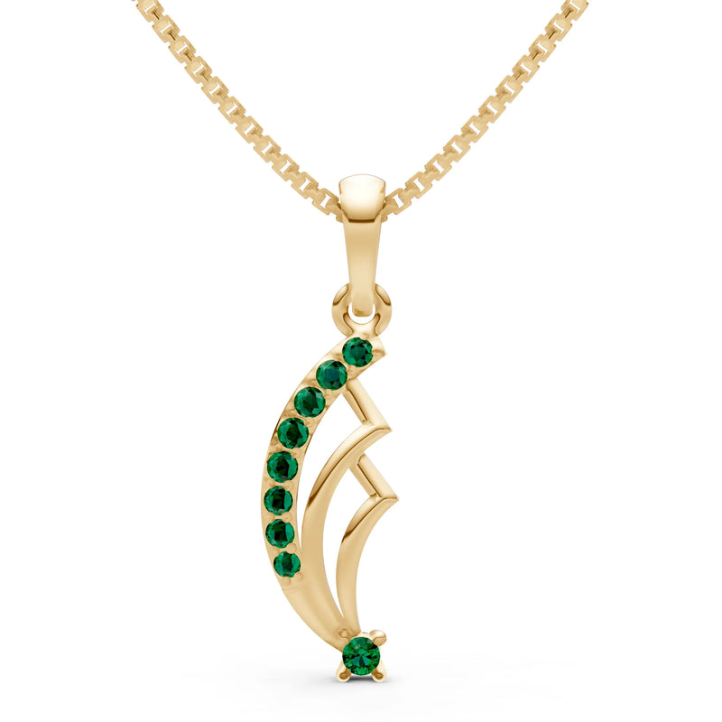 Cluster Gemstone Pendant