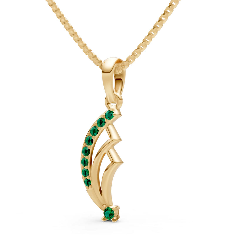 Cluster Gemstone Pendant